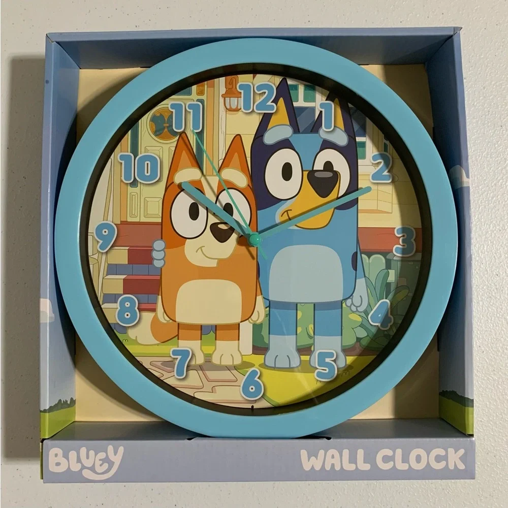 Bluey and Bingo Analog Wall Clock-New in Box